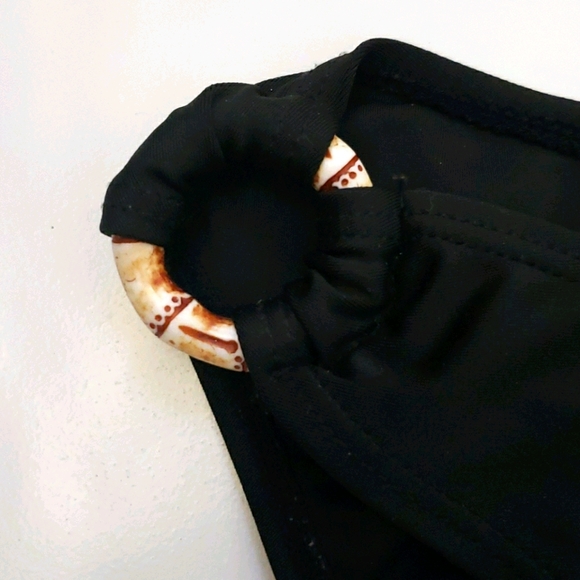 Black Tiki Bikini Size 12 - Picture 6 of 12